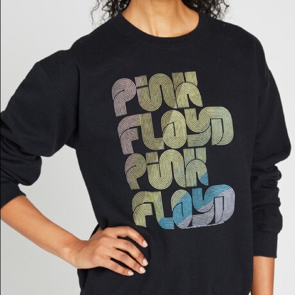 Pink Floyd X Soulcycle black crewneck